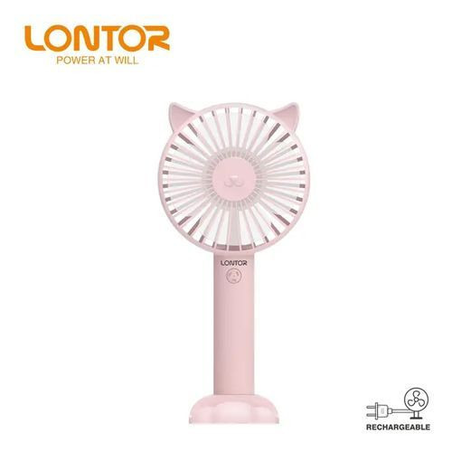 Lontor Rechargeable Table Hand Fan Mobile Phone Holder Mf014-4