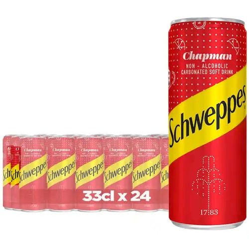 Schweppes Chapman Can 33cl x24