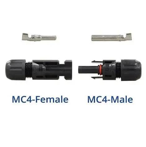 Mc4 male & female connector