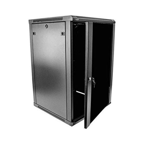 AICO 18u Network Server Data Cabinet Enclosure Rack With Glass Door Lock
