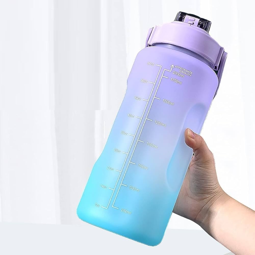 2 In 1 MOTIVATIONAL WATER BOTTLE