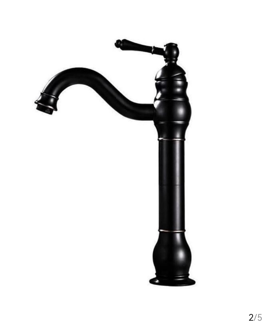 Black bathroom faucet basin tap