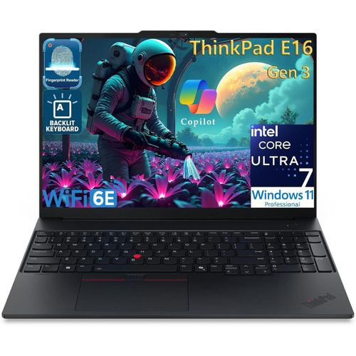 Lenovo THINKPAD E16 14TH GEN INTEL ULTRA 7 5.10GHZ 16GB RAM 512GB SSD BACKLIT KEYBOARD 16"WUXGA WINDOWS 11