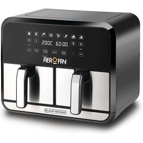 BLACK AND DECKER Digital Dual Zone Air Fryer 1700W 4L+4L Capacity - DZAF1700-B5