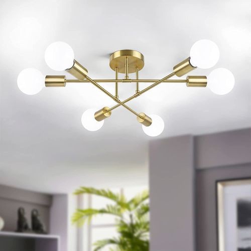 Modern Metal E27 Ceiling Light Base For Bedroom