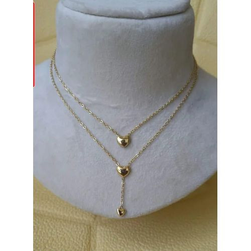 Quality 2 In 1 Double Layered Necklace
