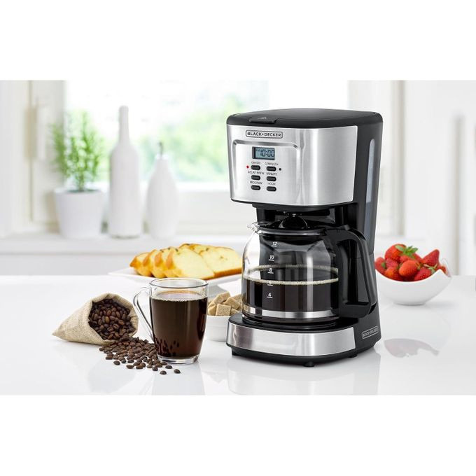 BLACK AND DECKER 12-Cup Coffee Maker, 900 W - DCM85-B5