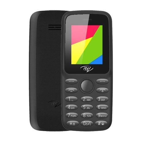 itel 2163 Wireless FM Torchlight Dual SIM - Black