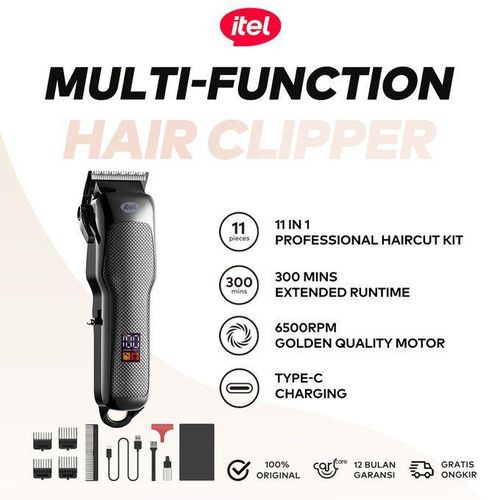 itel Classic-4 IHC-36 Smart-Clipper Digital Dispaly Professional Cordless Hair-Clipper + Barber Cape