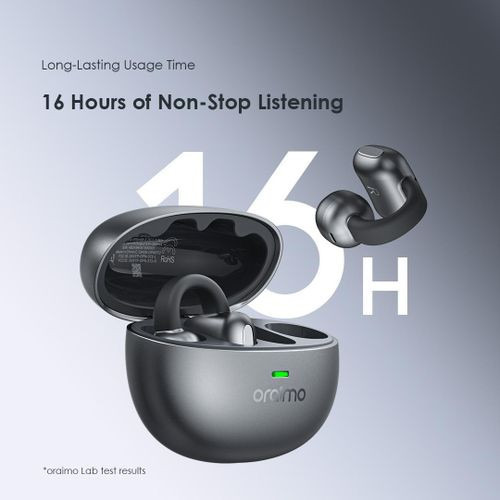 Oraimo Open-Snap N Clip-On Comfortable & Secure-fit Audio Upgrade Open-Ear True Wireless Ear-buds OPN-372N