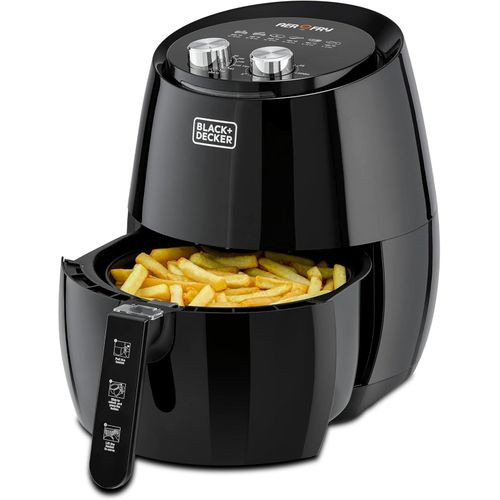 BLACK AND DECKER 4.5L Rapid Air Convection Manual Aerofry Air Fryer, Black - AF350-B5