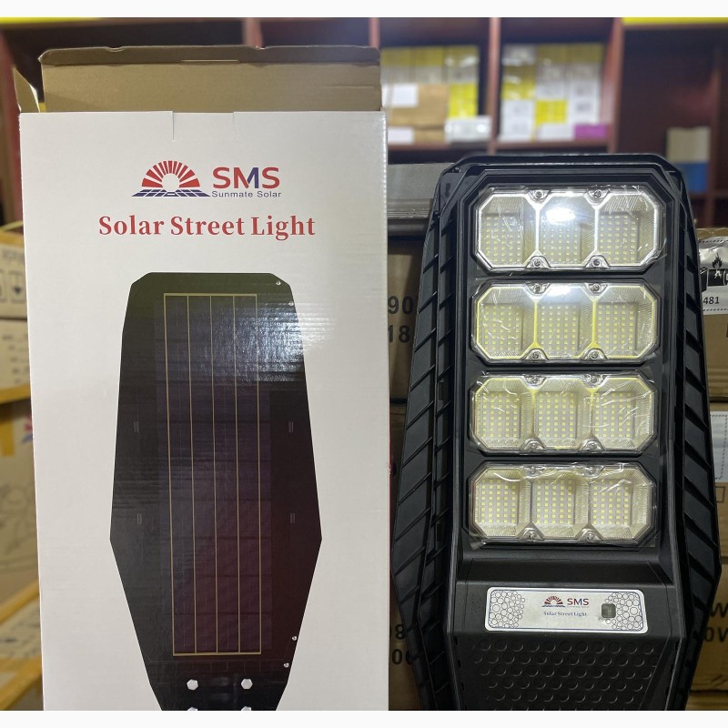 Sunmate SMS 12-Eye plastic all-in-one solar street light