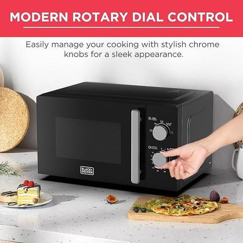 BLACK AND DECKER Microwave Oven, 20L, 700W - MZ2005P-B5