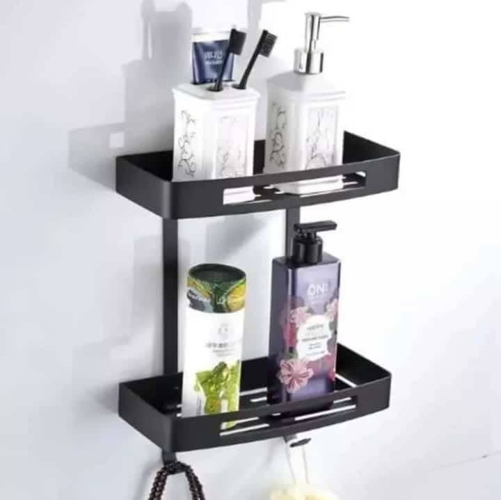 Square  bathroom shelf