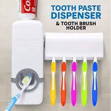 Toothbrush Holder And Automatic Toothpaste Dispenser