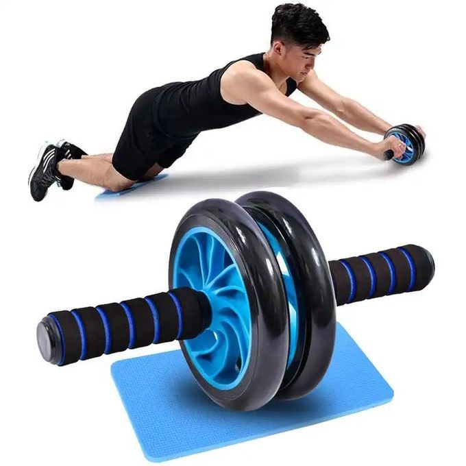 AB Roller Wheel With Knee Support Mat