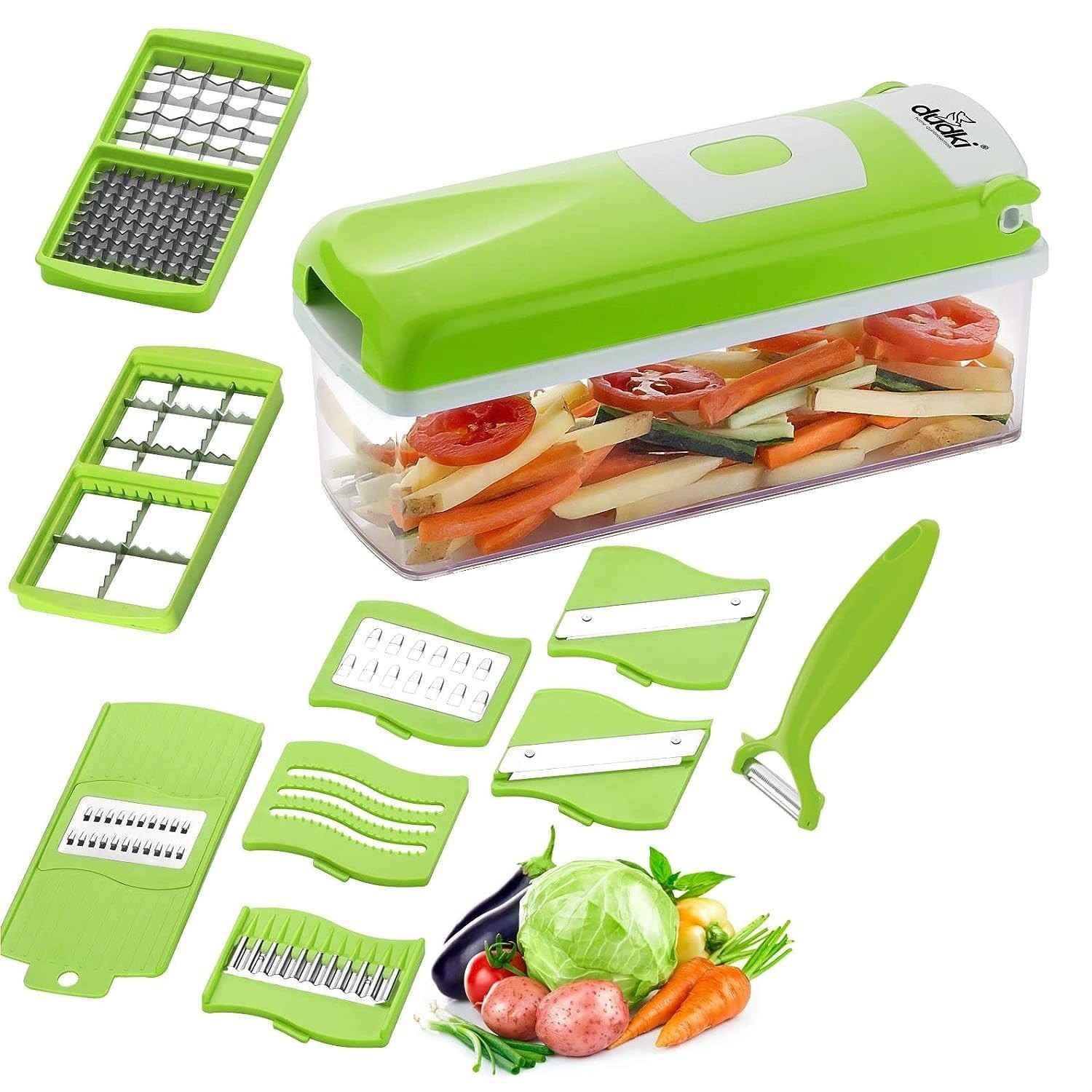 Nicer Dicer Multi-Chopper Set Multi Chopper Vegetable Cutter Fruit Slicer Peeler