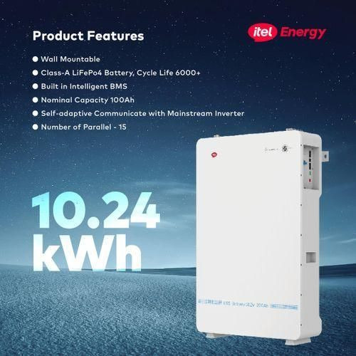 itel Energy 48V 10.24KWH 200AH Lithium(LiFePO4)Battery