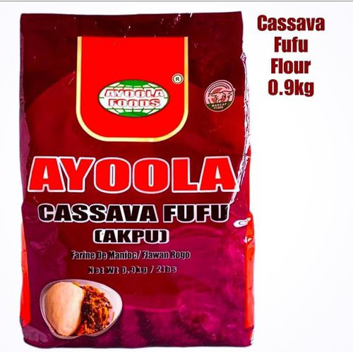 Ayoola Foods Cassava Fufu Ayoola Flour Poundo Powder Akpu Loi Loi - 0.9kg