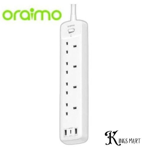 Oraimo Power-Hub C 2M 4-AC and 3-USB Power-Strip Extension Socket OWS-U351