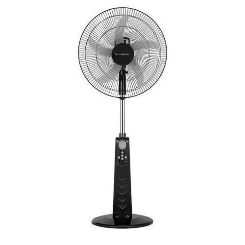 Power Deluxe 18 inches Rechargeable Fan 45w with Remote and 6 Led lights