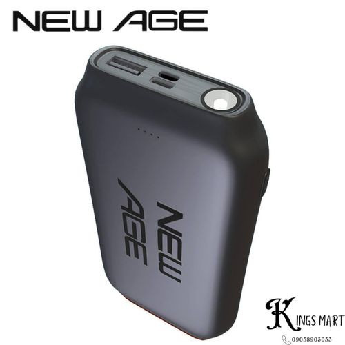 NewAge 22500mAhh Turbo-1 Fast Type-C In-put and Out-put Power-Bank + LED Torch-Light