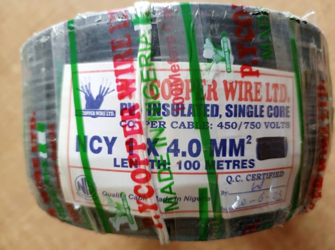 P.Y 4mm single wire