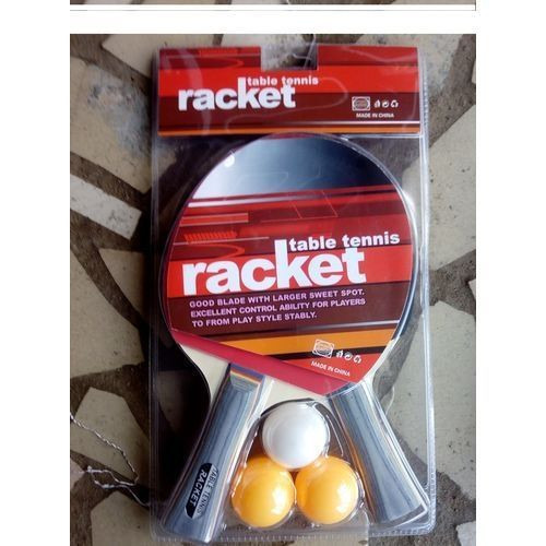 Table Tennis Bat And 3 Eggs