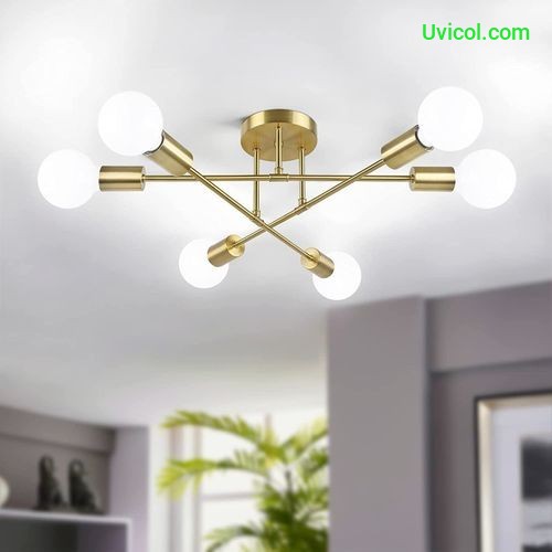 Modern Metal E27 Ceiling Light Base For Bedroom