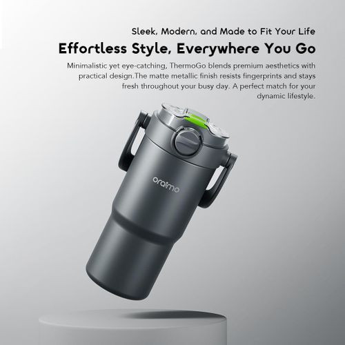 Oraimo Thermo-Go 750ml Stainless Steel Built-in Straw Cup Mug Flask Insulated Thermos OH-VIT201N