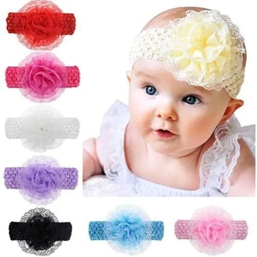 Baby Girl 6 In 1 Small Band Hair Accessories - Multi